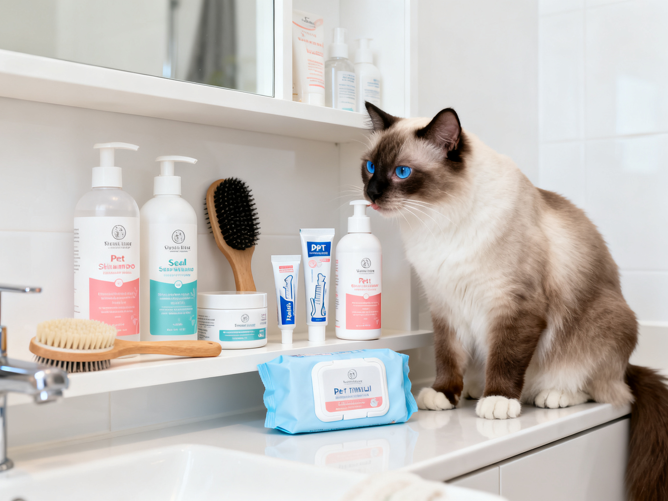 Pet cleaning and grooming products